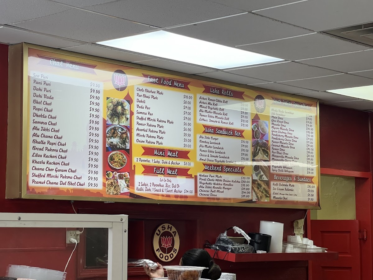 Usha Foods Menu - Image 3