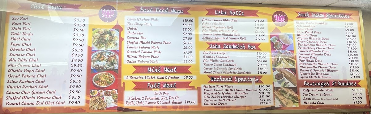 Usha Foods Menu - Image 4