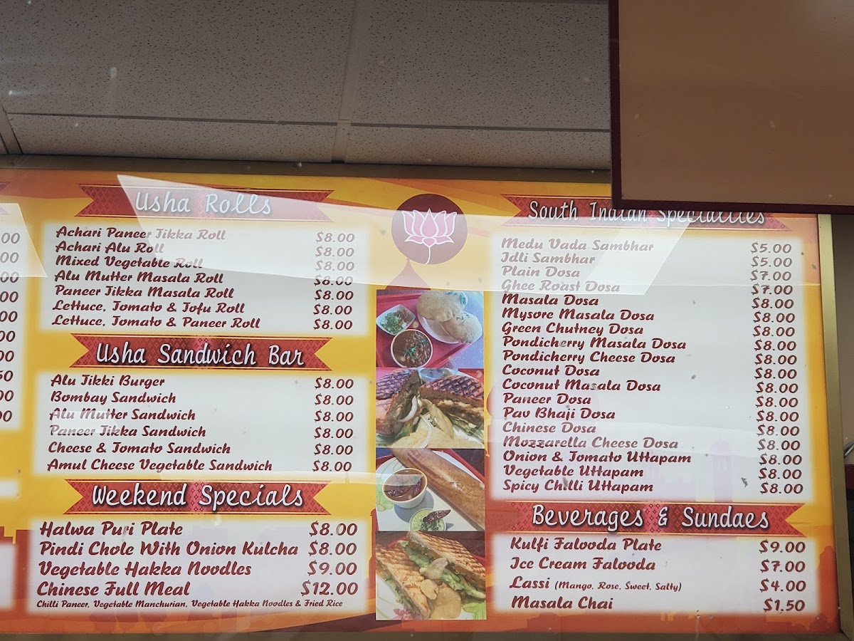 Usha Foods Menu - Image 6